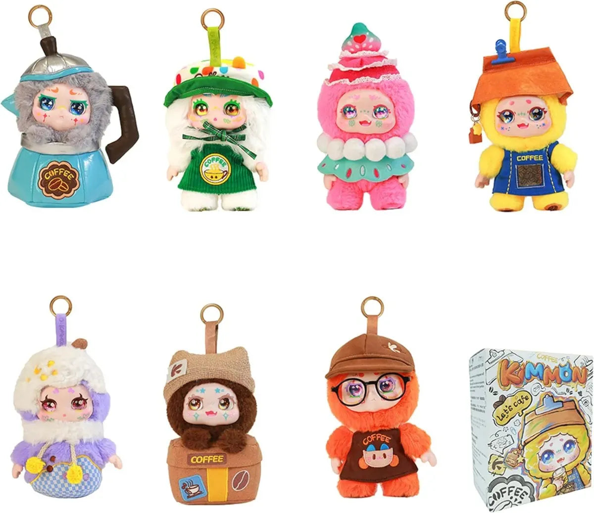 Llavero Kimmon Cafetería Blind Box Multicolor