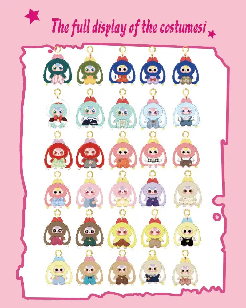 Llavero Baby_Three Macarron Cute Buny | Original