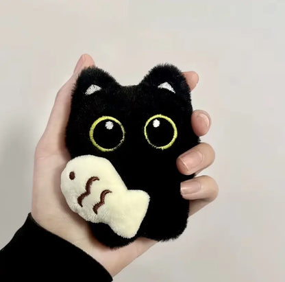 Llavero Peluche Gatito Pez Kawaii Genérico