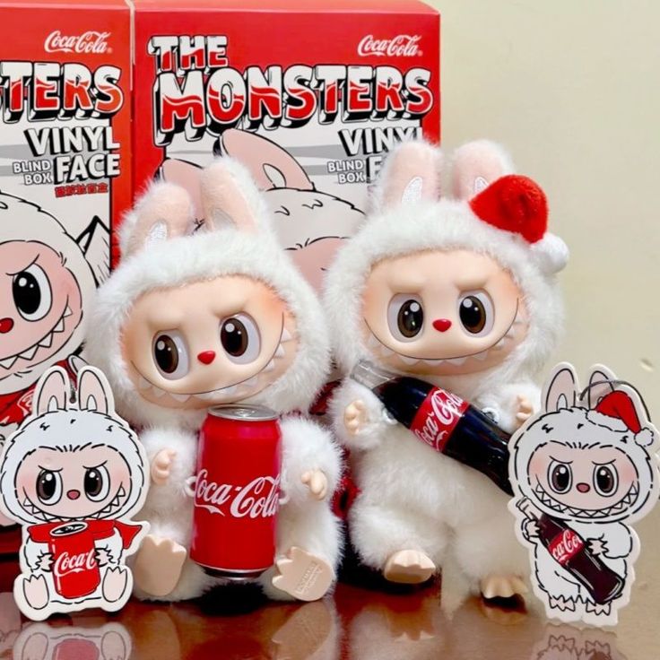 Llavero Labubu Monters Coca-Cola Blind Box coleccionable | Genérico