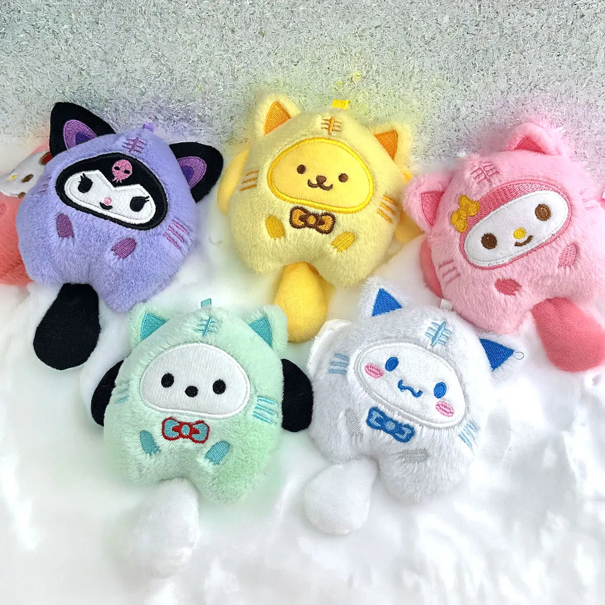 Llavero Estilo Sanrio Gato Kuromi Cinnamoroll Kawaii| Genérico