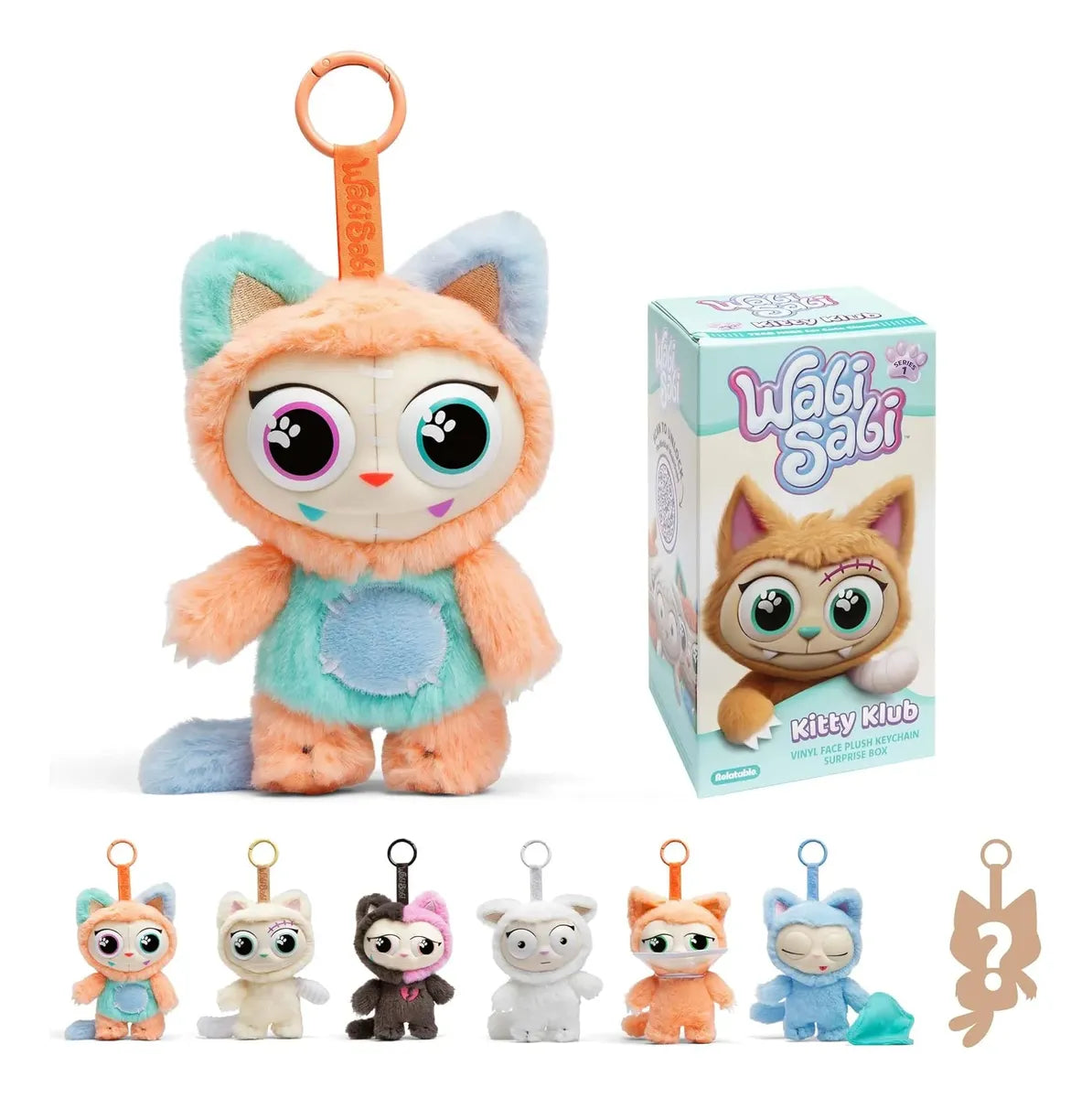 Llavero Club Blind Box Peluche Wabisabi Kitty Generico