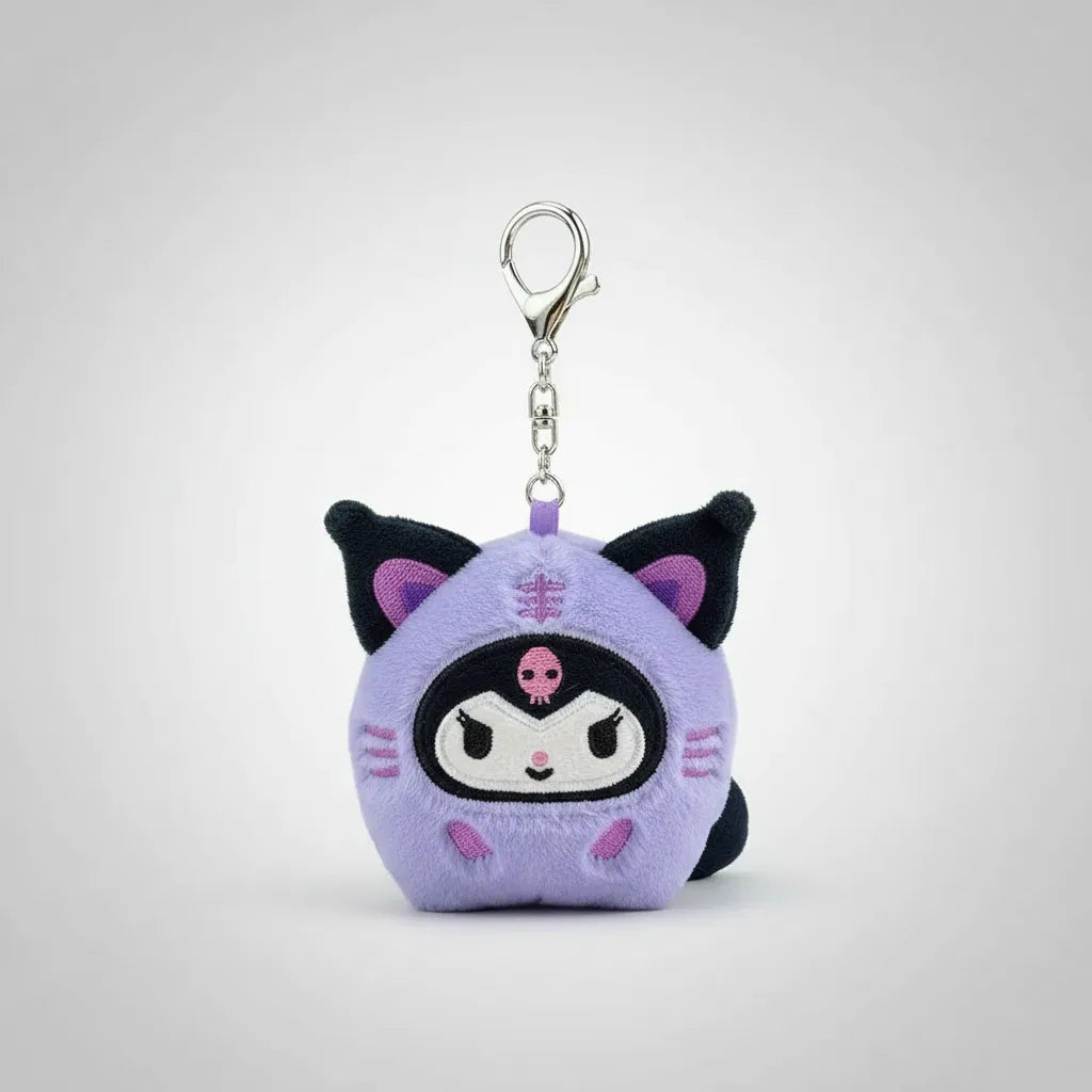Llavero Estilo Sanrio Gato Kuromi Cinnamoroll Kawaii Genérico
