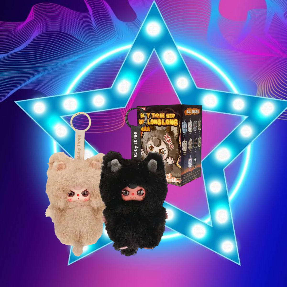 Llavero Baby Three Wa Long Series Blind Box| Reserva Internacional