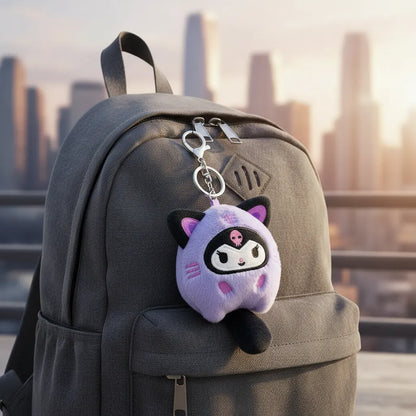Llavero Estilo Sanrio Gato Kuromi Cinnamoroll Kawaii Genérico